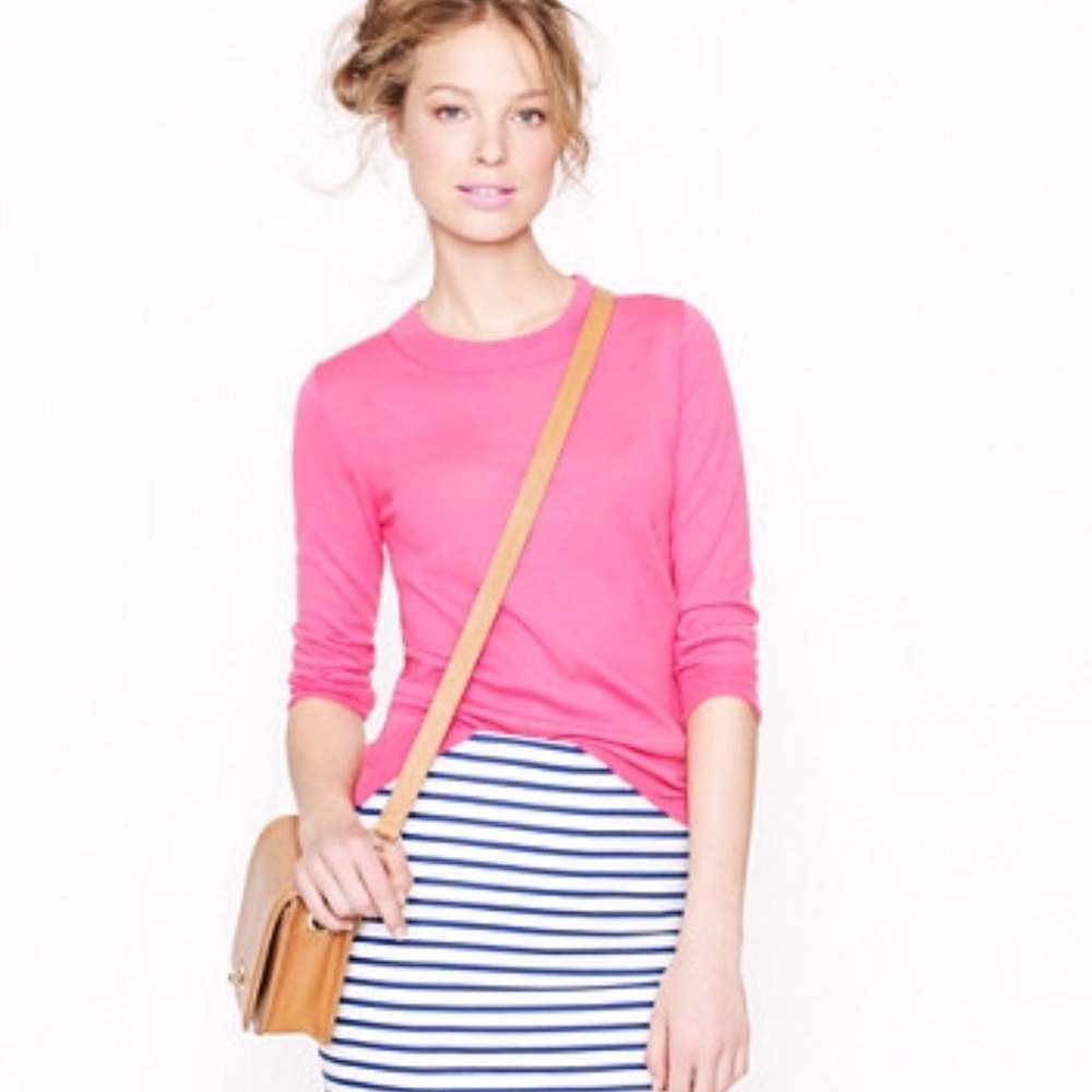 J Crew Pink Sweater Size Small